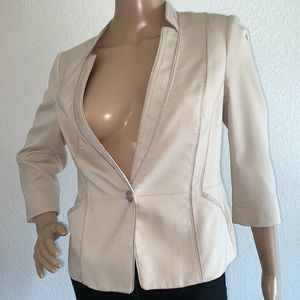 WHBM Tan Blazer